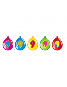 Vlaggenlijn Ballonnen 9...