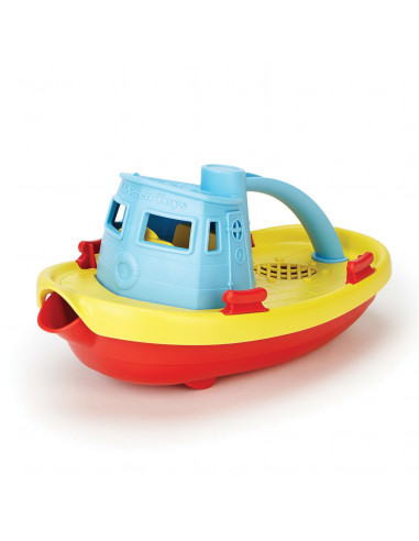 Green Toys Sleepboot - Blauw/Geel