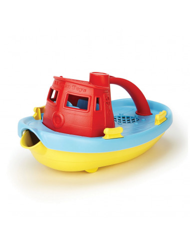 Green Toys Sleepboot - Rood/Blauw