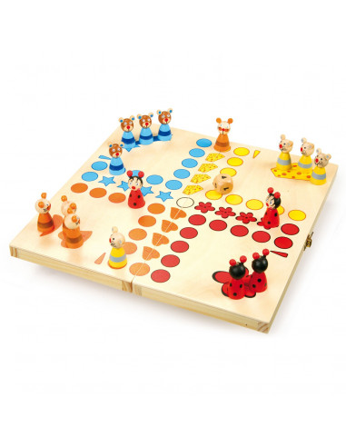 Houten Ludo Dieren