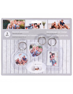 Sleutelhanger Fotolijst, 3st.