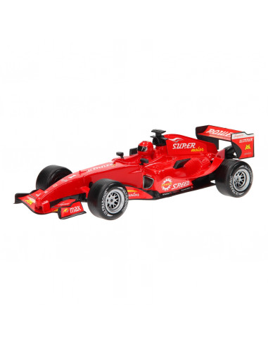 F1 Raceauto met Licht en Geluid - Rood