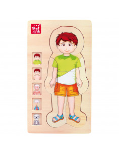 Houten Lichaamspuzzel...