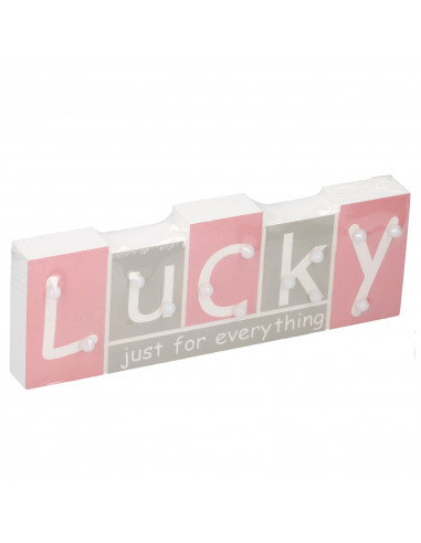 Tekstbord met Led 'Lucky'