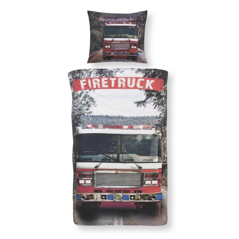 Dekbedovertrek Brandweerwagen