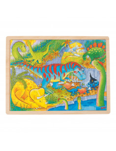 Houten Legpuzzel - Dino's,...