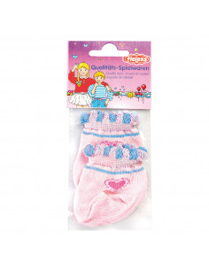 Poppensokken - Roze, 35-46 cm