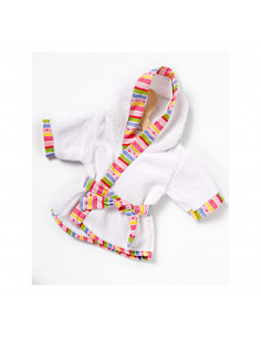 Poppen Badjas, 28-35 cm