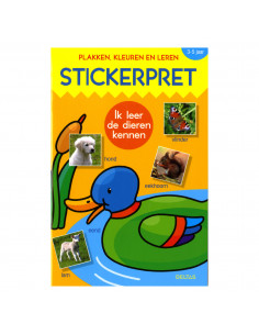 Stickerpret Ik Leer de Dieren