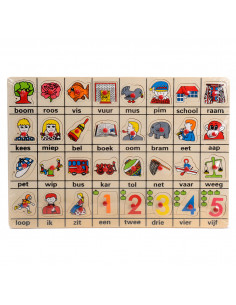 Houten Noppenpuzzel Mijn...