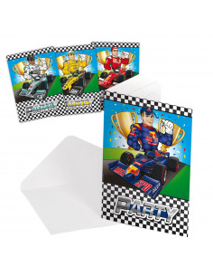 Uitnodigingen Formule 1, 8st.