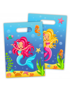 Uitdeelzakjes Zeemeermin, 8st.