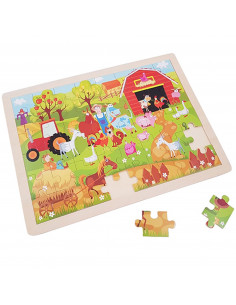 Houten Legpuzzel Boerderij