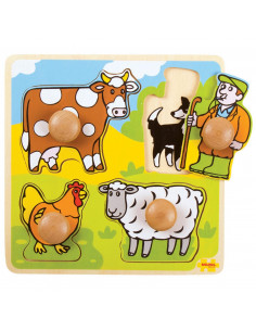 Houten Noppenpuzzel...