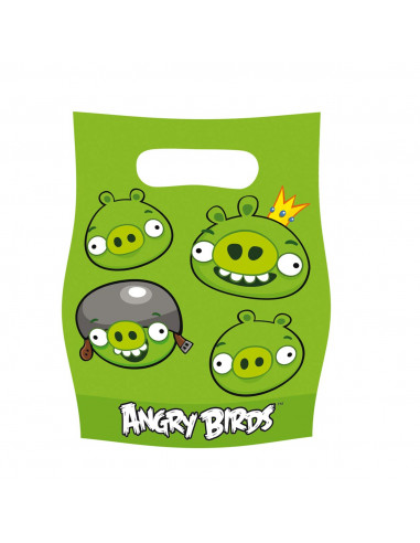 Angry Birds Uitdeelzakjes, 6st.