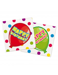 Servetten Happy Birthday,...