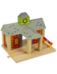 Houten Rails - Spoorwegstation