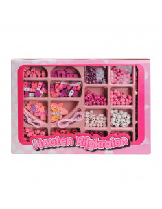 Houten Rijgkralen, 825st.