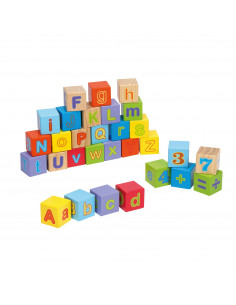 Joueco Alfabet Blokken, 30dlg.