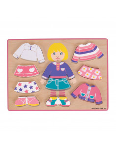 Houten Aankleedpuzzel...