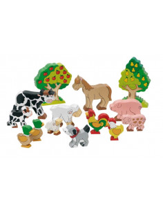 Goki houten boerderijdieren...