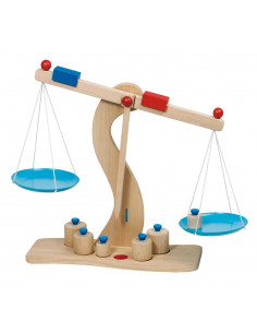 Goki houten Weegschaal - 6...