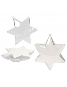 Decoratie Sterren, 5st.