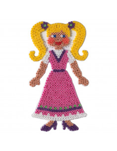 Hama Strijkkralenbordje Meisje