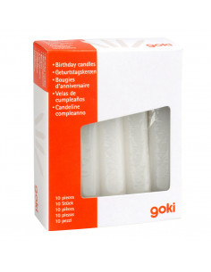 Verjaardagskaarsjes, 10st.