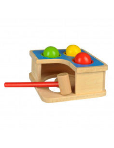 Houten Hamerbank met Bal