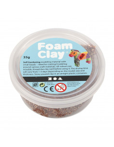 Foam Klei - Bruin, 35gr.