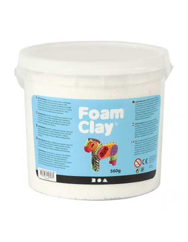 Foam Klei - Wit, 560gr.