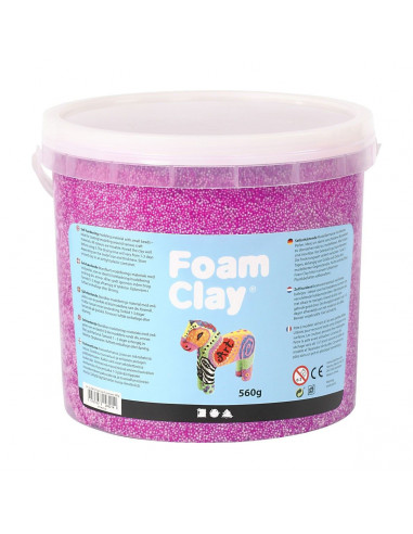 Foam Klei - Neon Paars, 560gr.