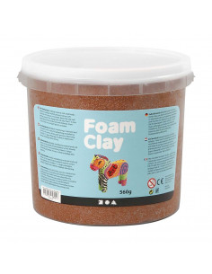 Foam Klei - Bruin, 560gr. 