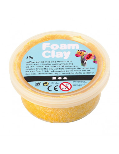 Foam Klei - Geel, 35gr.