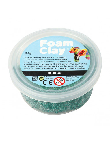 Foam Klei - Donkergroen, 35gr.