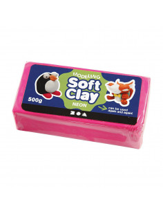 Zachte Klei - Neon Roze,...