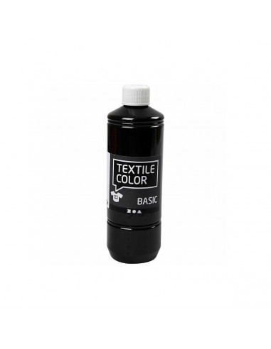 Textielverf - Zwart, 500ml