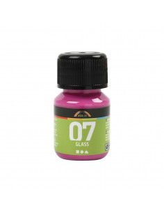 Permanente Glasverf - Roze,...