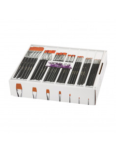 Platte Penselen - 7 maten,...