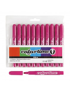Roze Jumbo Stiften, 12st.