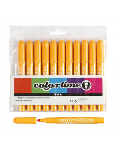 Warm gele Jumbo Stiften, 12st.