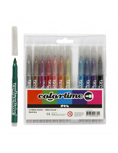 Glitterstiften,  12st.