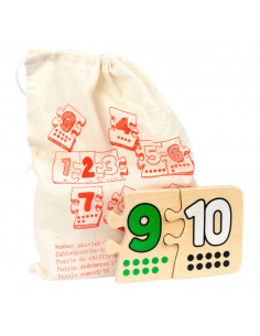Houten Getallenpuzzel BT