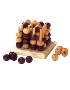 Houten Tic Tac Toe 3D