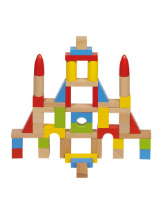 Houten Bouwblokken in Tas,...