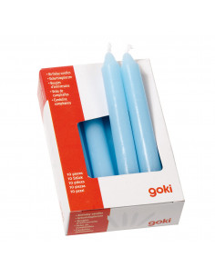 Kaarsjes Blauw, 10st.