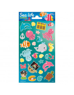 Stickervel Onderwaterwereld