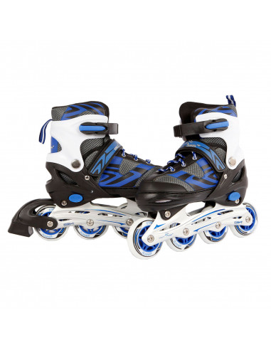 Inline Skates Blauw/Zwart, maat 35-38
