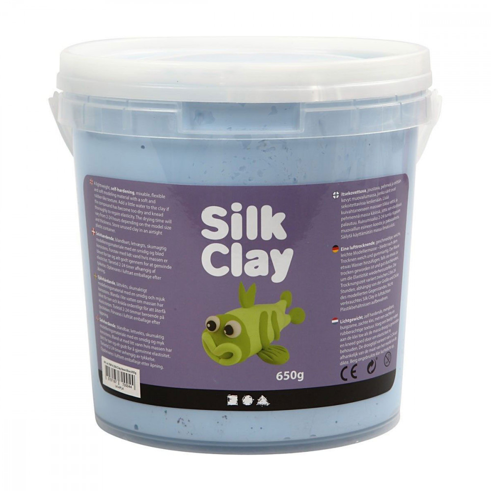 Silk Clay - Neon Blauw, 650gr.